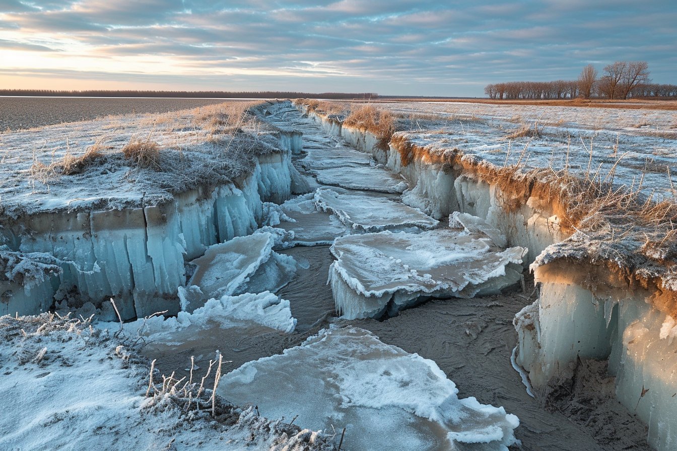 La fonte du permafrost : une menace d'accélération du réchauffement climatique ?